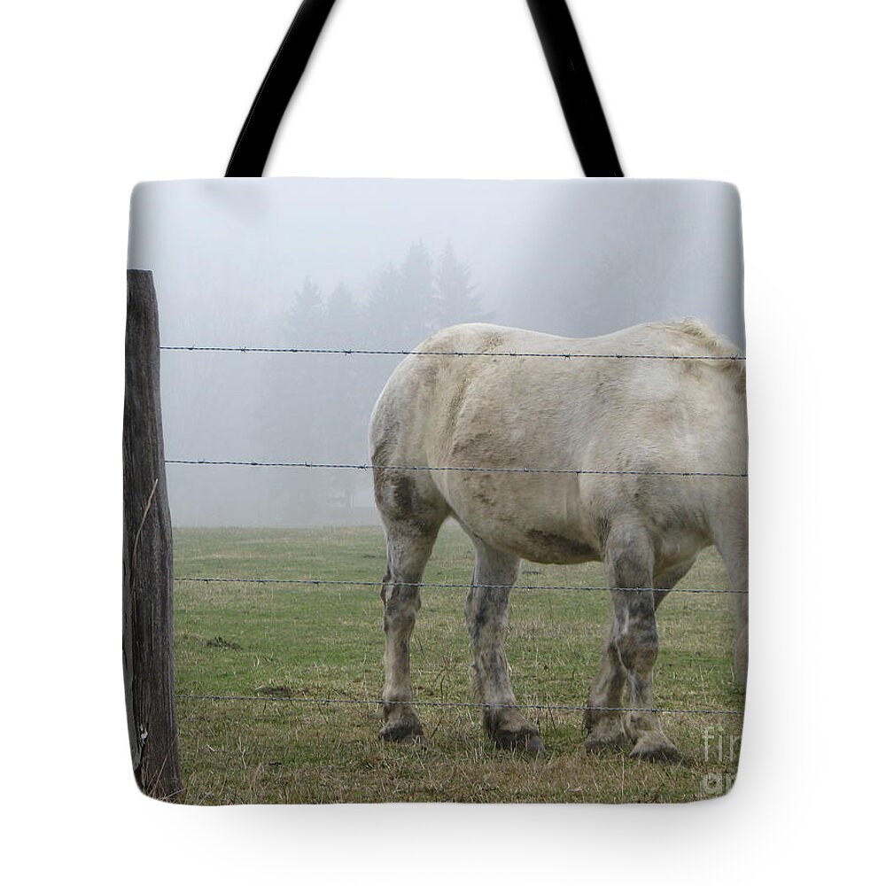 Horses Tote Bag featuring the photograph Wild Horses by Michael Krek