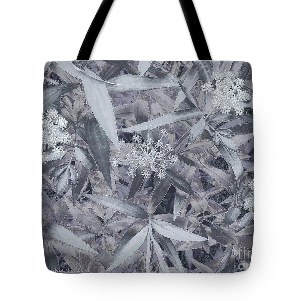 Photography Tote Bag featuring the photograph Wild Mustard in Black and White by Kathie Chicoine