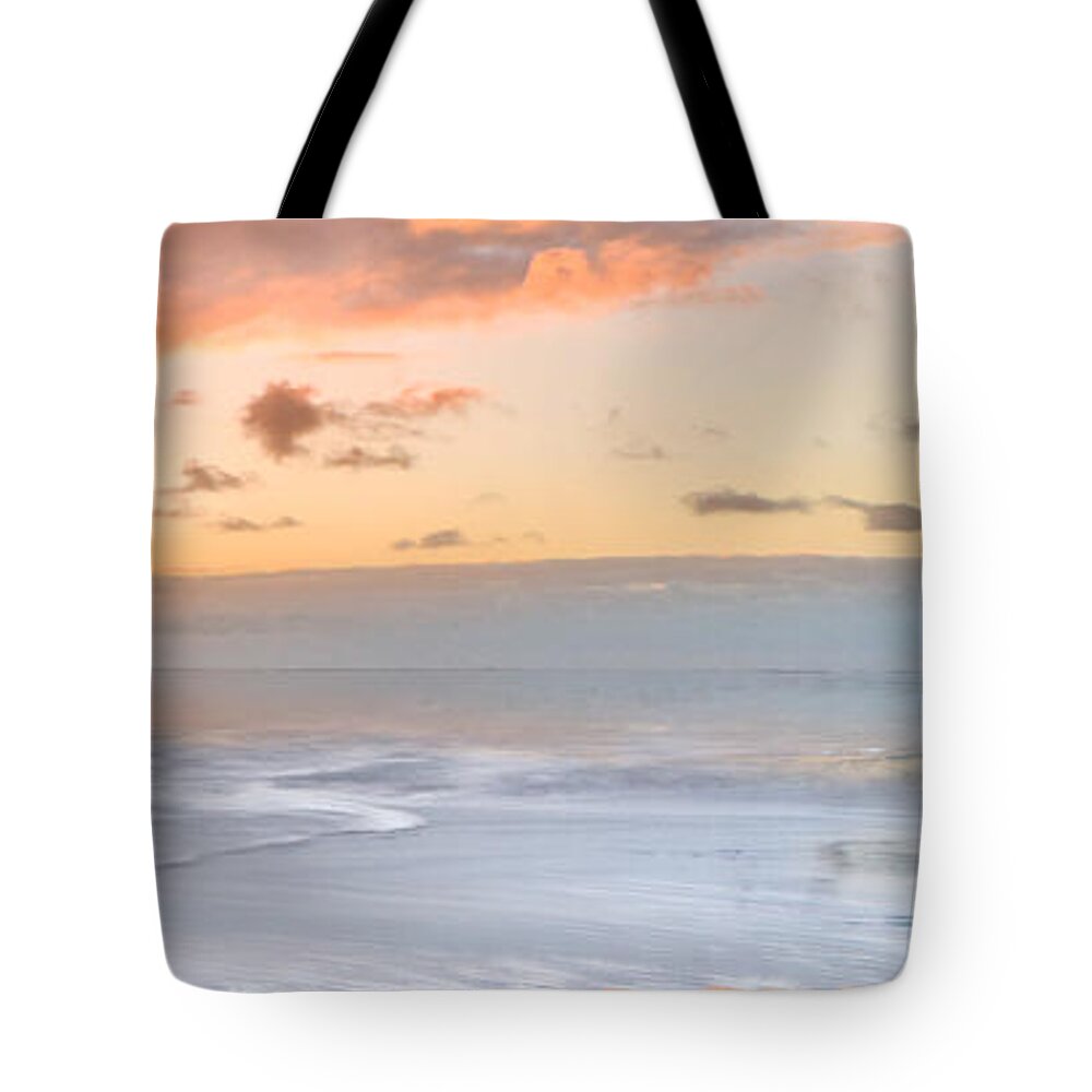 Clouds Tote Bag featuring the photograph Wildfire on the Sea by Debra and Dave Vanderlaan