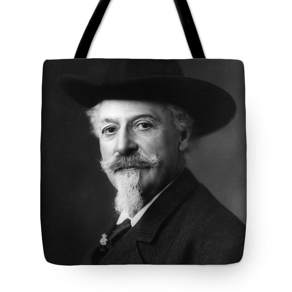 History Tote Bag featuring the photograph William Buffalo Bill Cody, American by Science Source