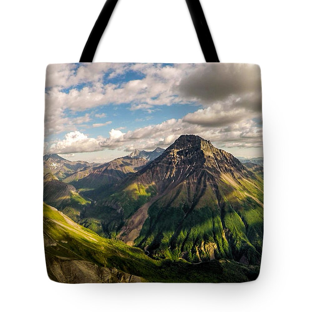 Peak Tote Bag featuring the photograph Williams Peak Alaska by Fred Denner