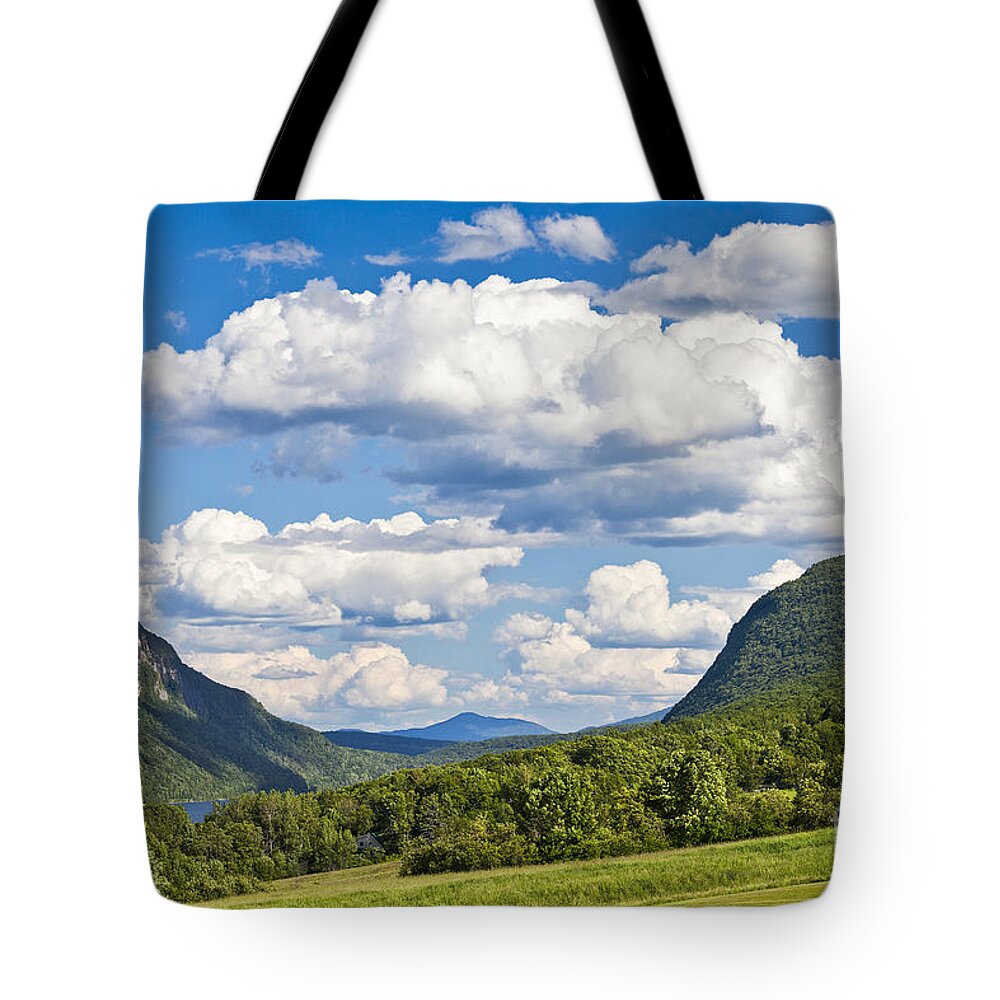 Summer Tote Bag featuring the photograph Willoughby Gap Cloudscape by Alan L Graham