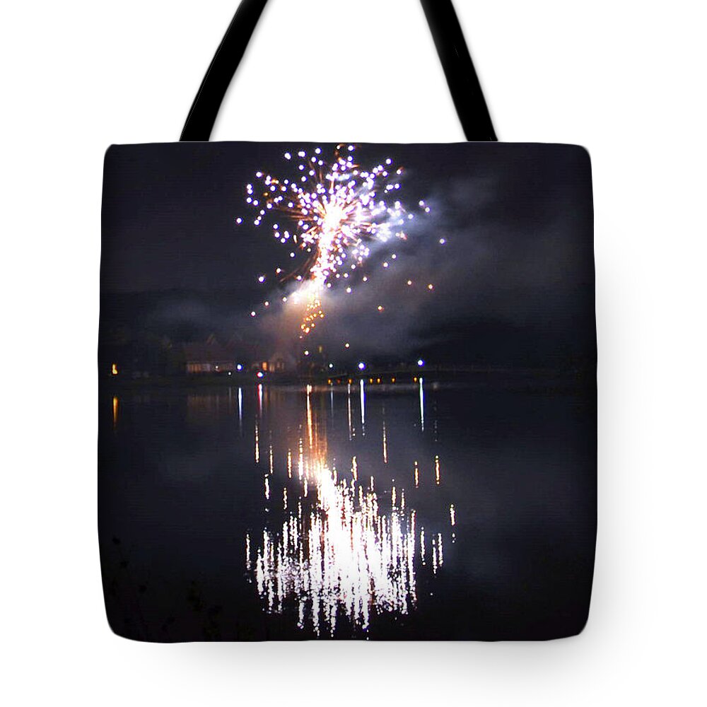 Fireworks Tote Bag featuring the photograph Willow in the Water - 160923psg0629160704 by Paul Eckel