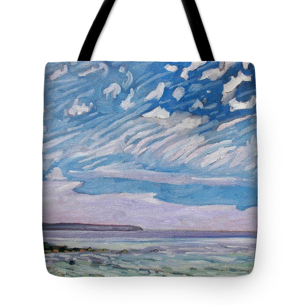 816 Tote Bag featuring the painting Wimpy Cold Front by Phil Chadwick