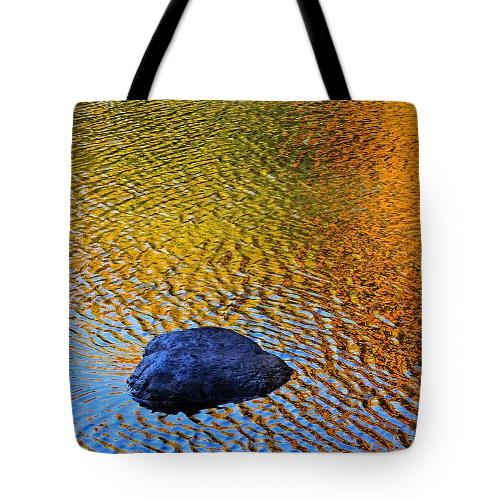 Rock Tote Bag featuring the photograph Wind on Water by Aimelle Ml