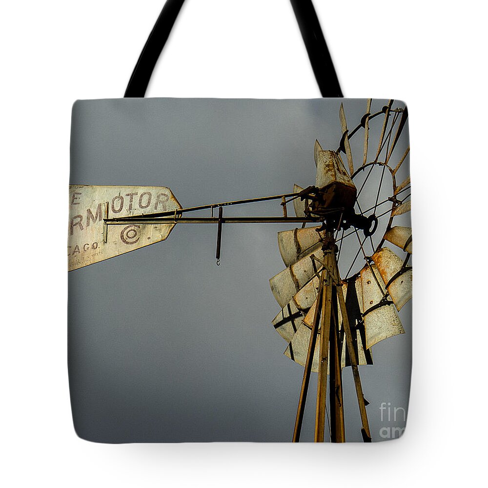 Nature Tote Bag featuring the photograph Windmill 1 by Christy Garavetto