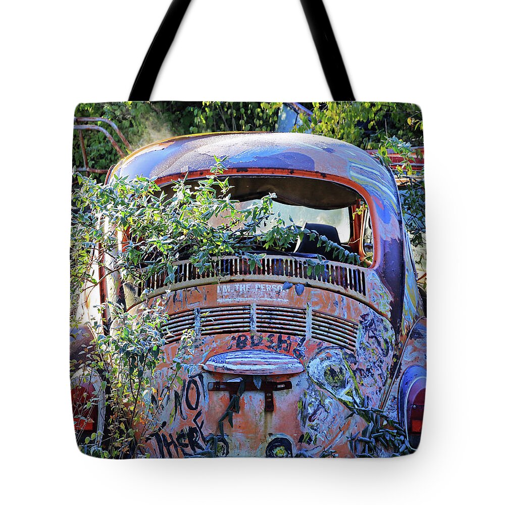 Beetle Tote Bag featuring the photograph Window Dressing by Christopher McKenzie