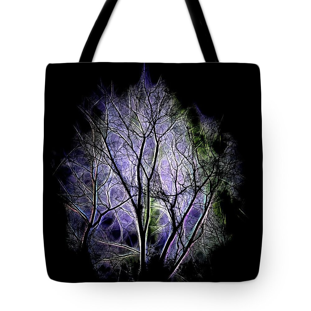 Landscape Tote Bag featuring the digital art Winter Dream by Ludwig Keck