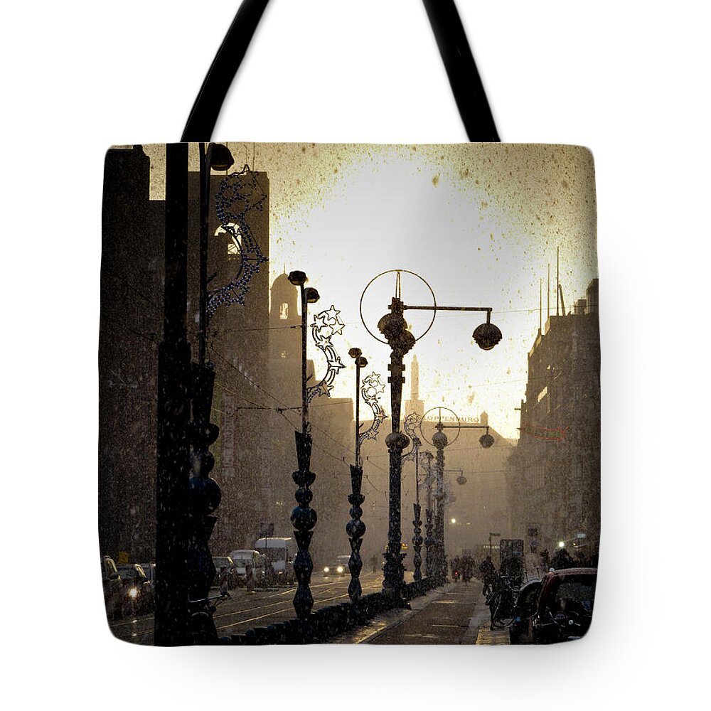 Winter Tote Bag featuring the photograph Winter in Amsterdam-2 by Casper Cammeraat