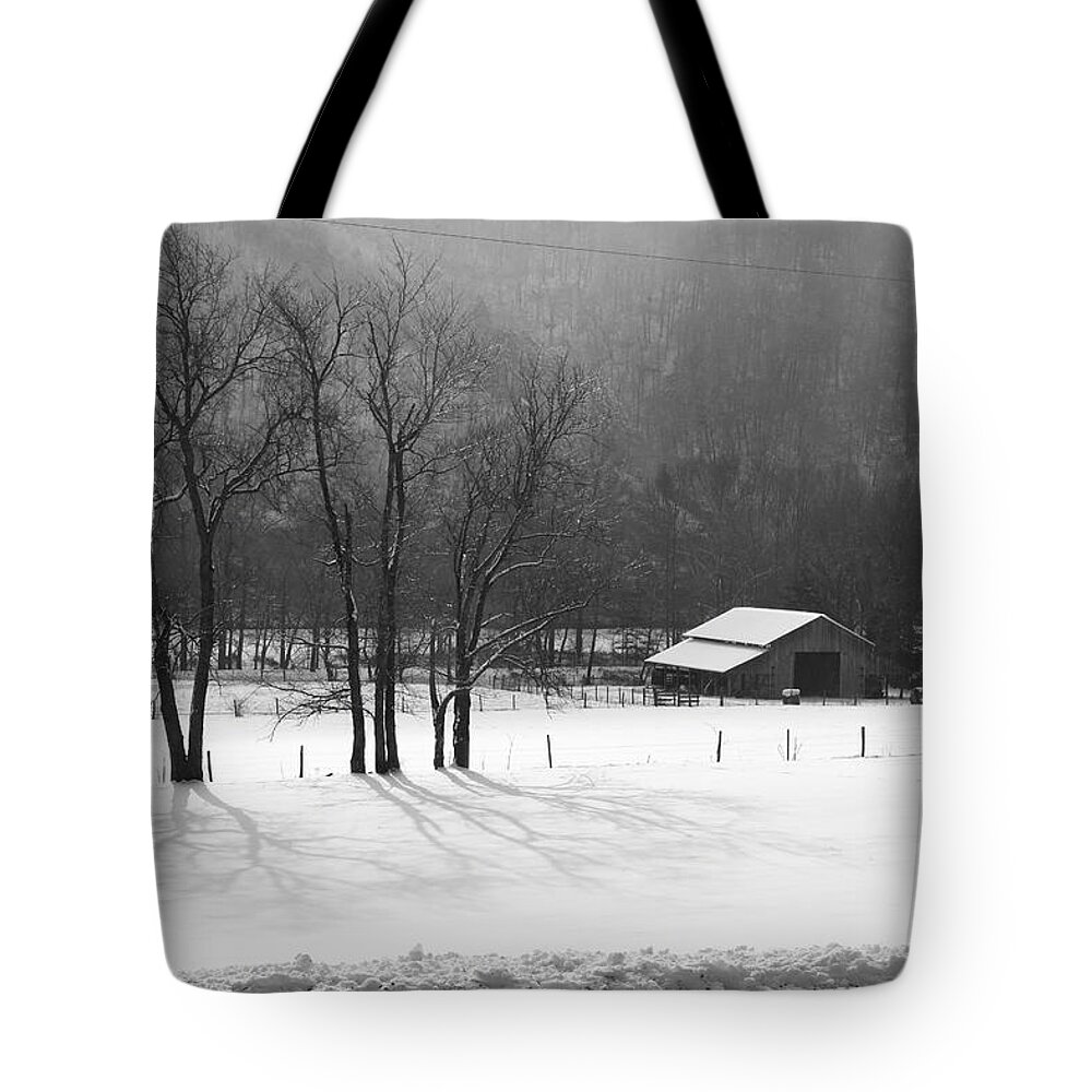 Winter Tote Bag featuring the photograph Winter in Boxley Valley by Michael Dougherty