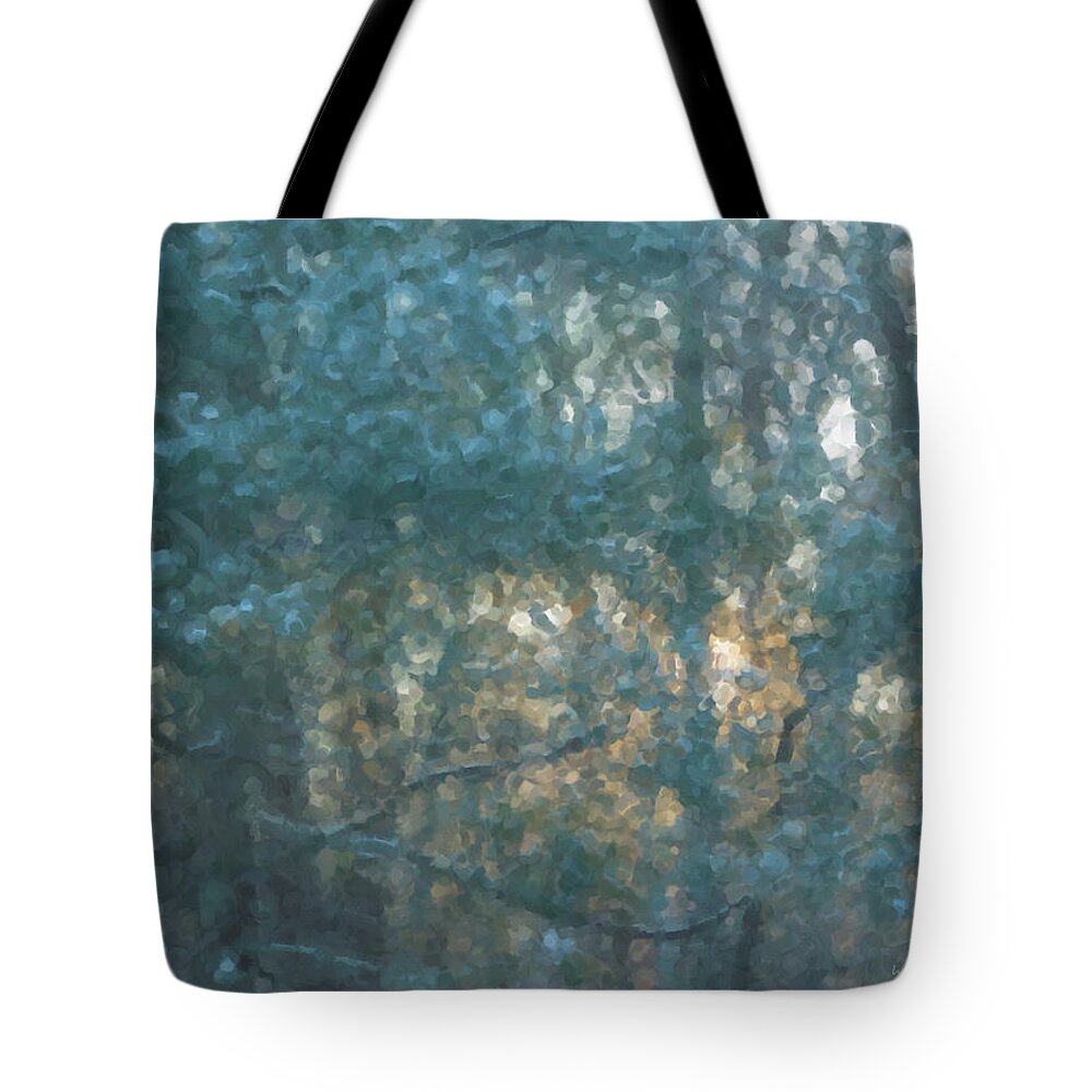 Lanscape Tote Bag featuring the painting Winter Morning Glory by Bill McEntee