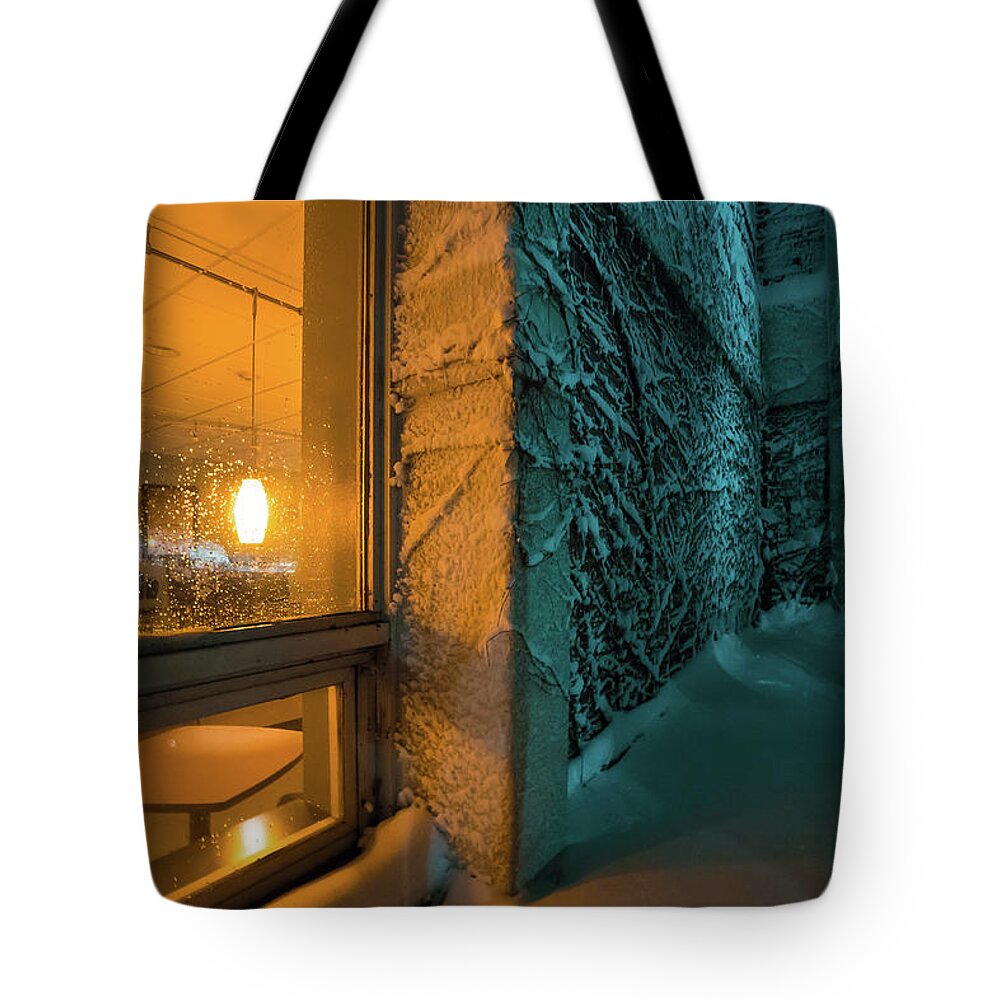 Winter Tote Bag featuring the photograph Winter Mystery by Christopher Brown