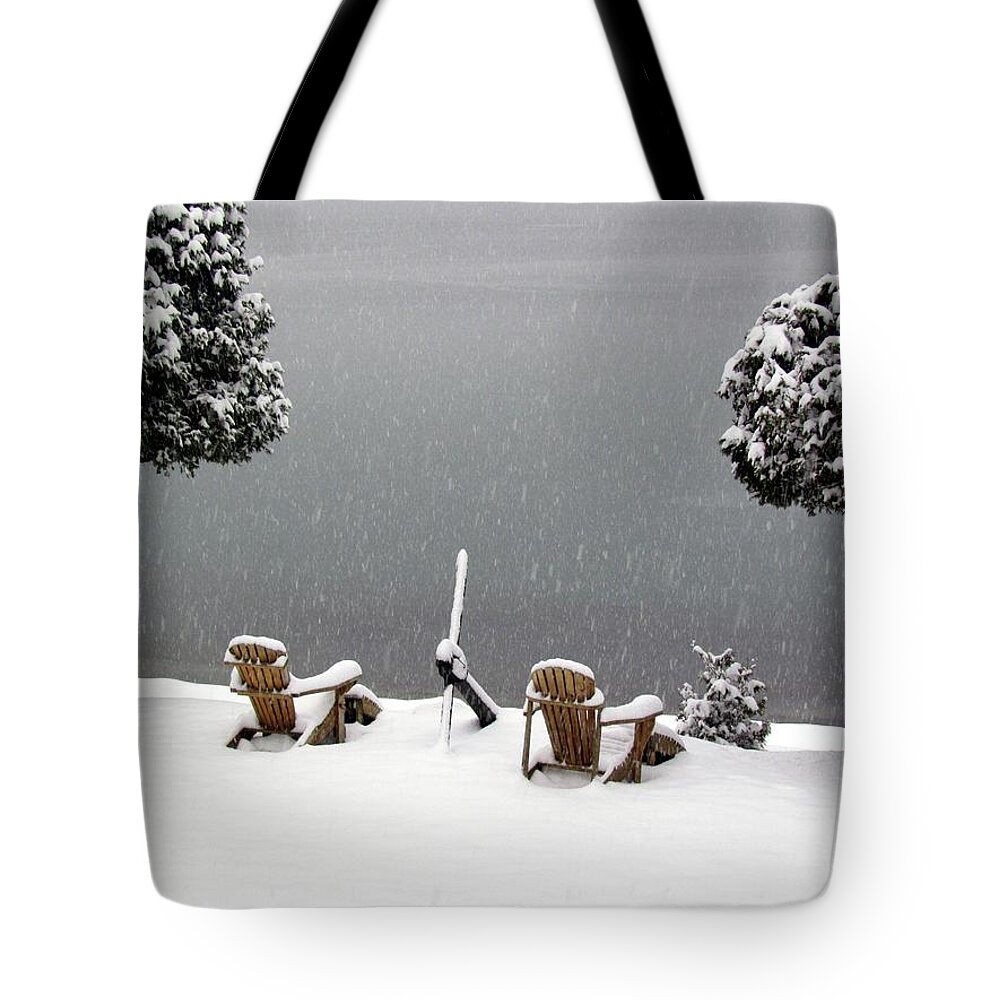  Tote Bag featuring the photograph Winter Solitude by Dennis McCarthy