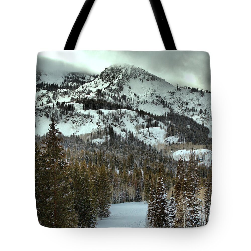 Brighton Tote Bag featuring the photograph Winter Storms Over Brighton by Adam Jewell