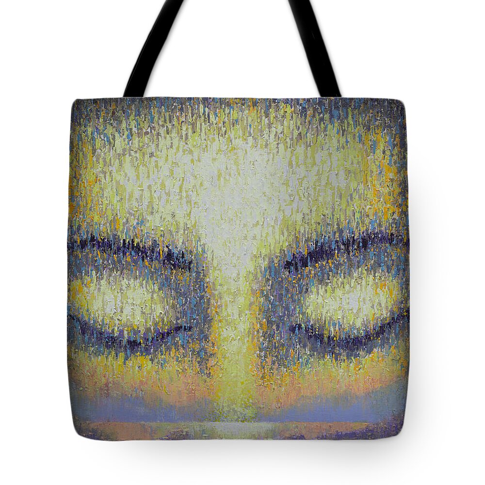 Wisdom Tote Bag featuring the painting Wisdom by Vrindavan Das