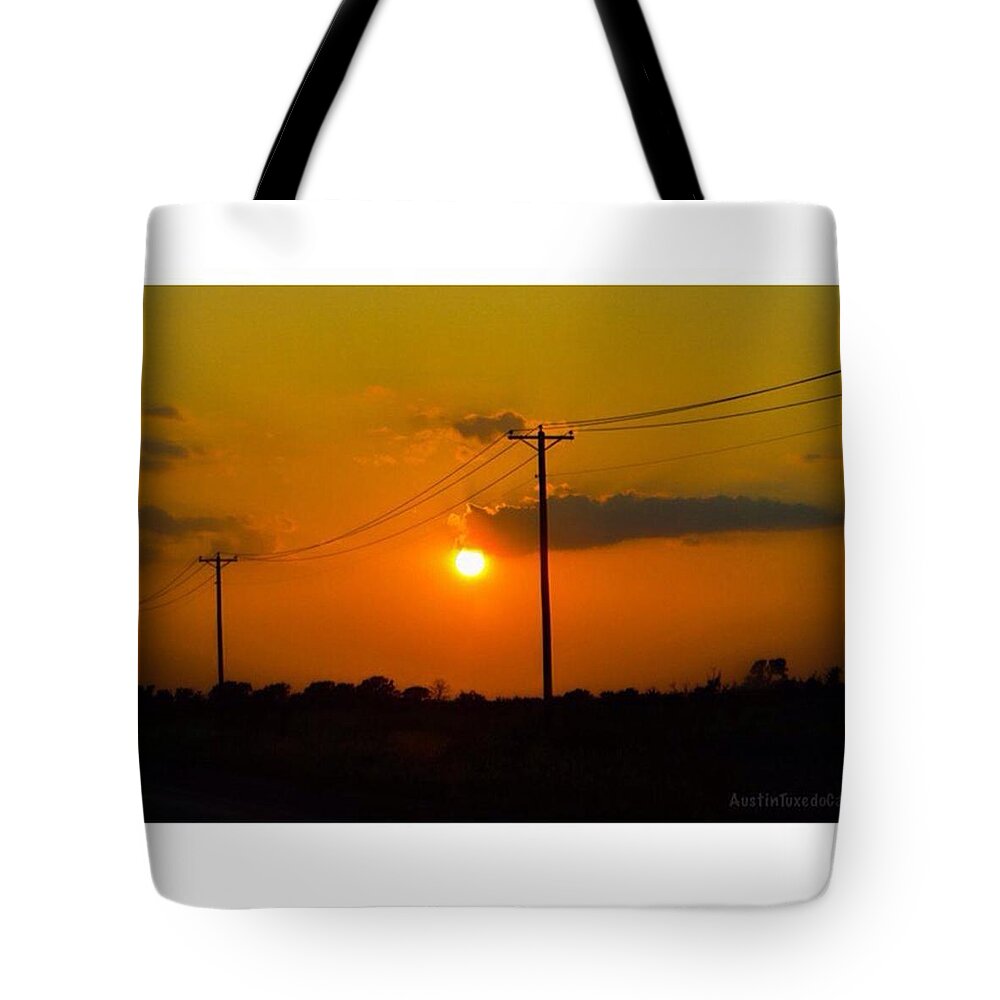 Sunrise_and_sunsets Tote Bag featuring the photograph Wishing You A #magical #colorful by Austin Tuxedo Cat
