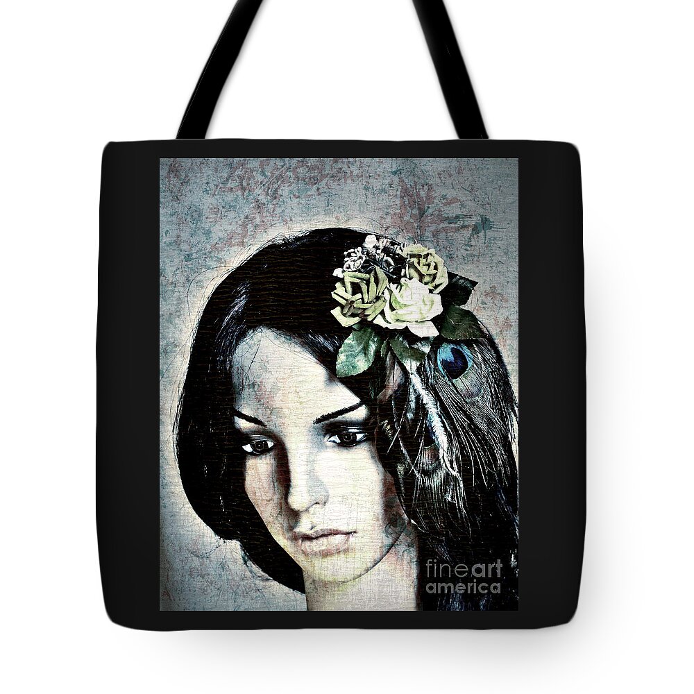 Lady Tote Bag featuring the photograph Wistful Beauty by Onedayoneimage Photography