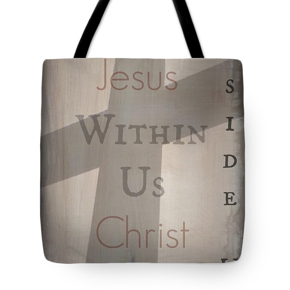  Tote Bag featuring the photograph With Us by David Norman