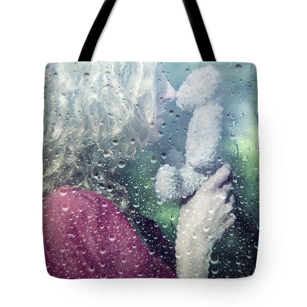 Woman Tote Bag featuring the photograph Woman And Teddy by Joana Kruse