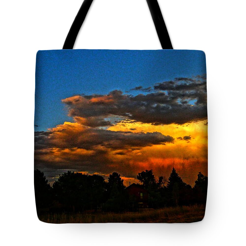 Colorado Sunset Tote Bag featuring the photograph Wonder Walk by Eric Dee