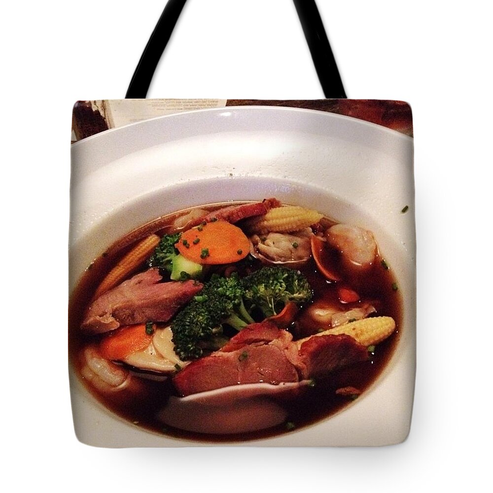  Tote Bag featuring the photograph Wor Won Ton Soup...mmmmmmmm by Briana Bell