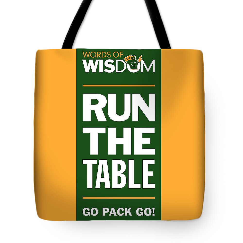 Packer Tote Bag featuring the digital art Words of Wisdom by Geoff Strehlow