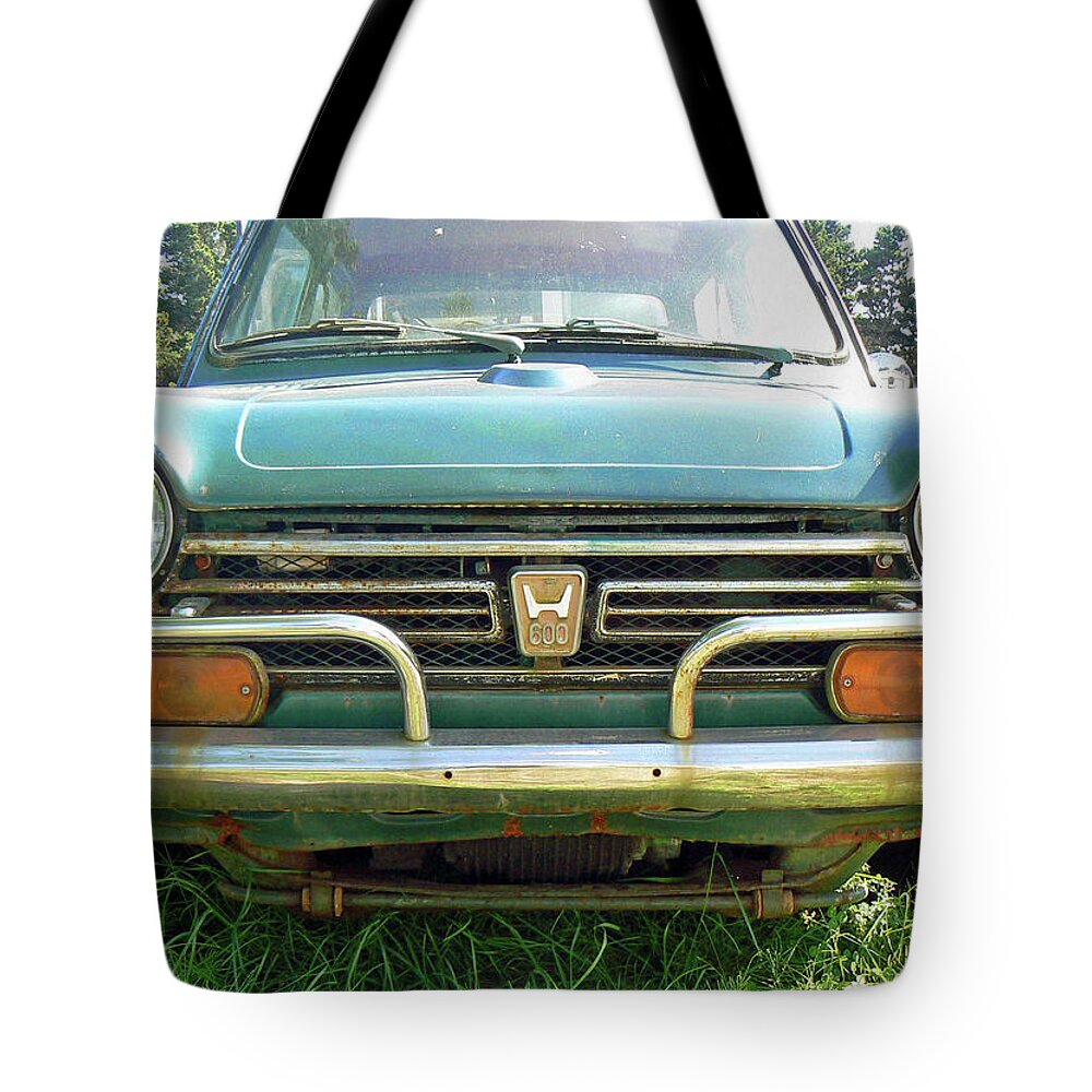 Honda Tote Bag featuring the photograph Work in Progress by Pamela Patch