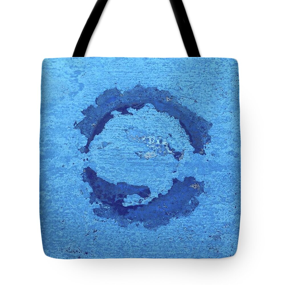 Blue Tote Bag featuring the photograph World Of Blue. #allblue #blueworld by Ginger Oppenheimer