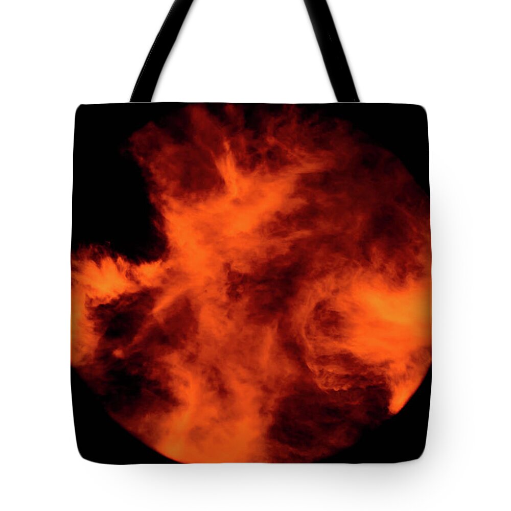 Clouds Tote Bag featuring the photograph World of Fire by Bruce Pritchett