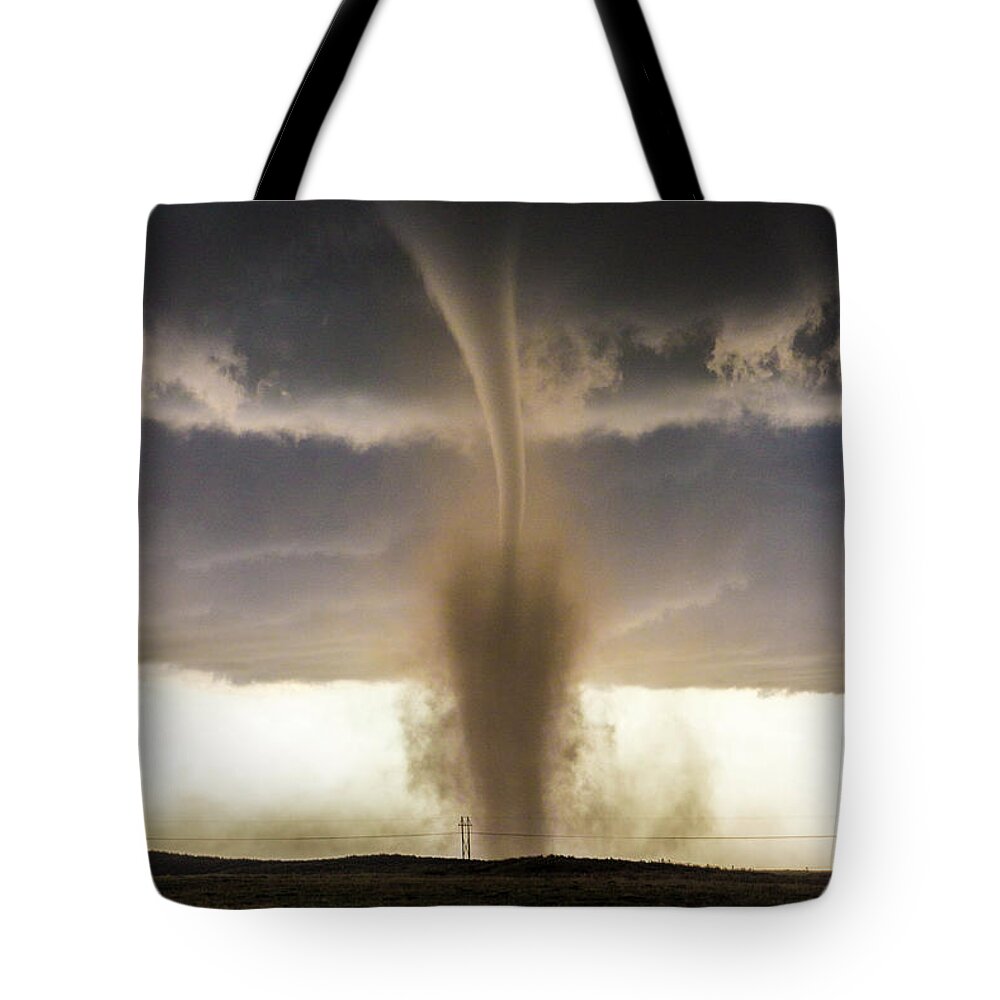 Nebraskasc Tote Bag featuring the photograph Wray Colorado Tornado 055 by NebraskaSC