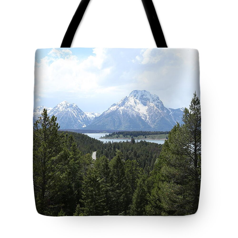 Landscape Tote Bag featuring the photograph Wyoming 6490 by Michael Fryd