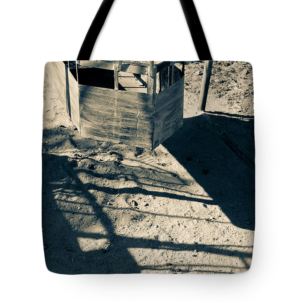 Hurghada Tote Bag featuring the photograph Ye Olde Swing by Jez C Self