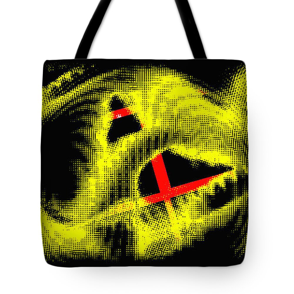 #abstracts #acrylic #artgallery # #artist #artnews # #artwork # #callforart #callforentries #colour #creative # #paint #painting #paintings #photograph #photography #photoshoot #photoshop #photoshopped Tote Bag featuring the digital art Yellow Guitar 2 by The Lovelock experience