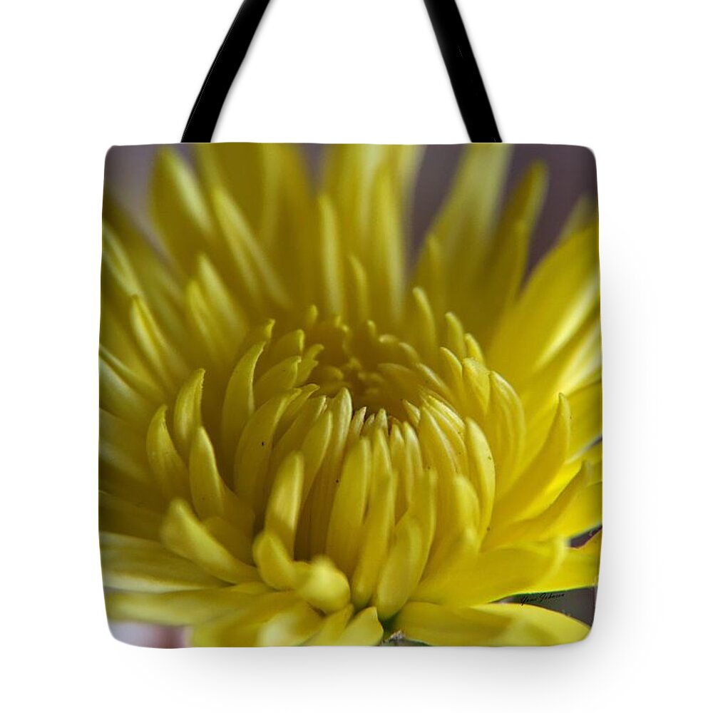 Flowers Tote Bag featuring the photograph Yellow yellow by Yumi Johnson