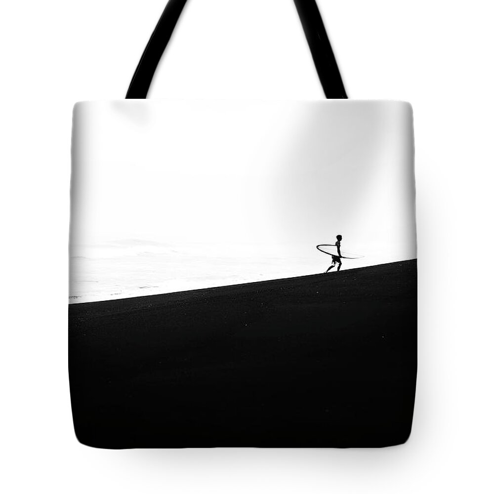 Surfing Tote Bag featuring the photograph Yin Yang by Nik West