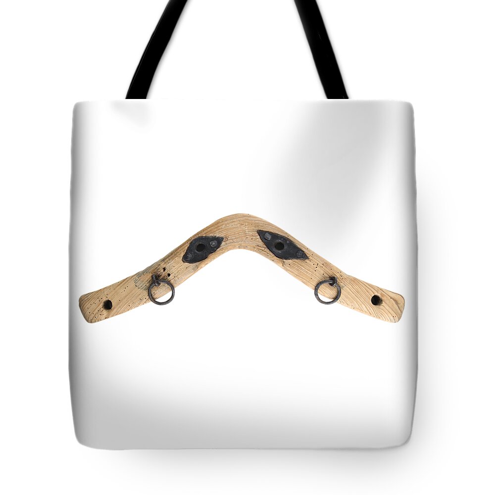 Collar Tote Bag featuring the photograph Yoke - part of harnesses for the draft animals by Michal Boubin
