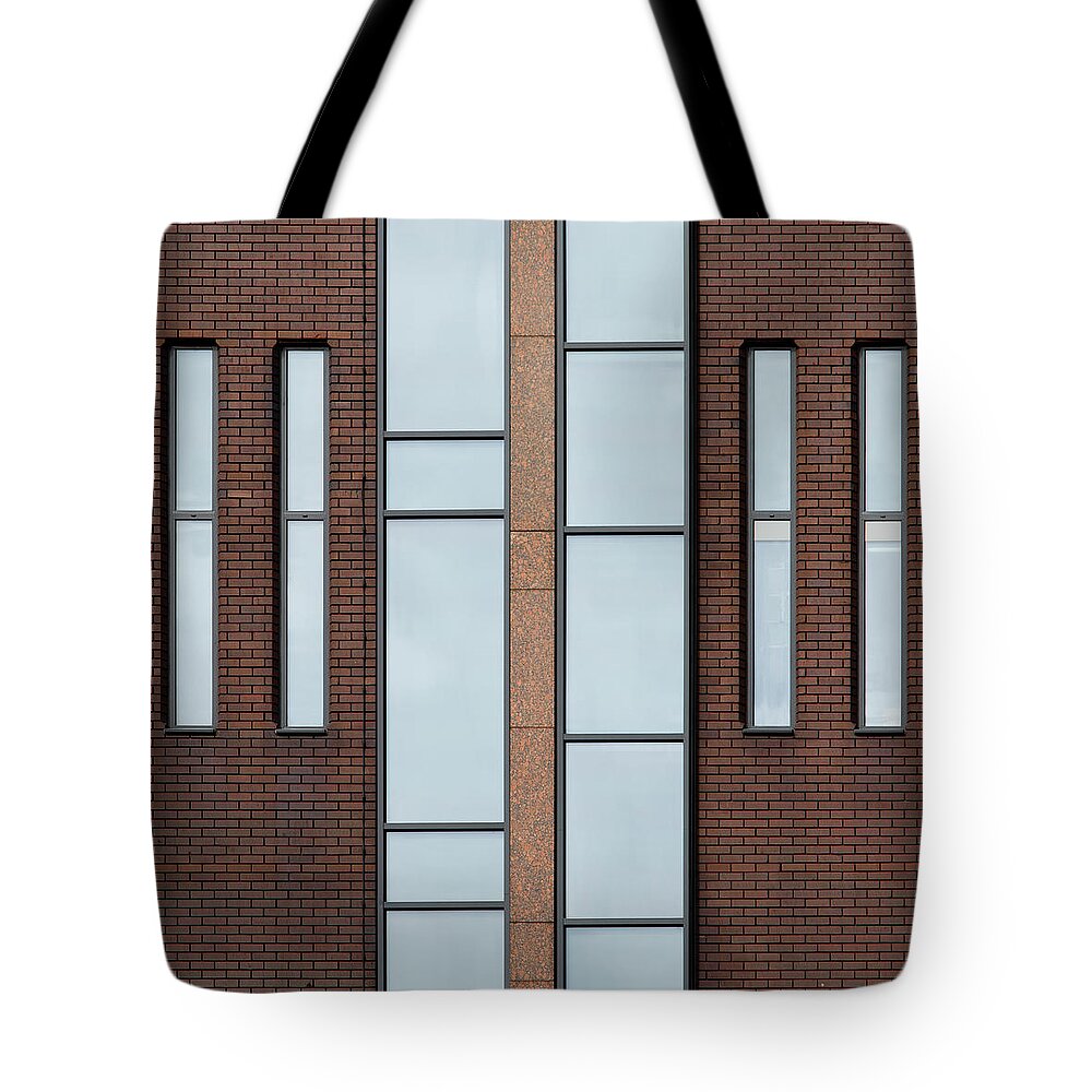 Urban Tote Bag featuring the photograph Square - Yorkshire Windows 2 by Stuart Allen