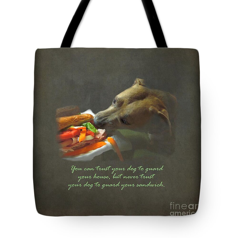  Tote Bag featuring the photograph You can trust by Renee Trenholm