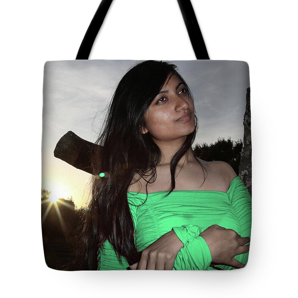 London Tote Bag featuring the photograph You Can't See Me by Jez C Self
