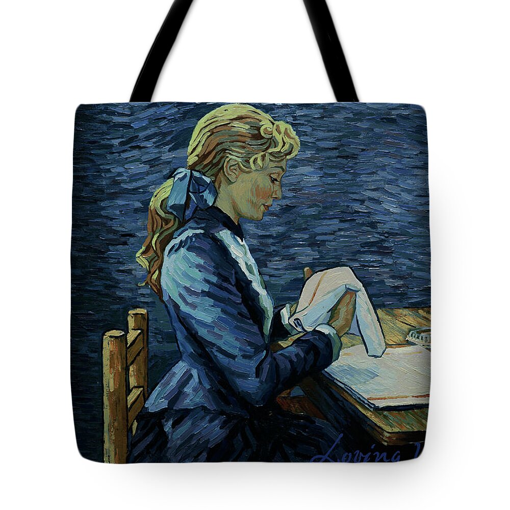  Tote Bag featuring the painting You Looking for Something? by Maryna Savchenko