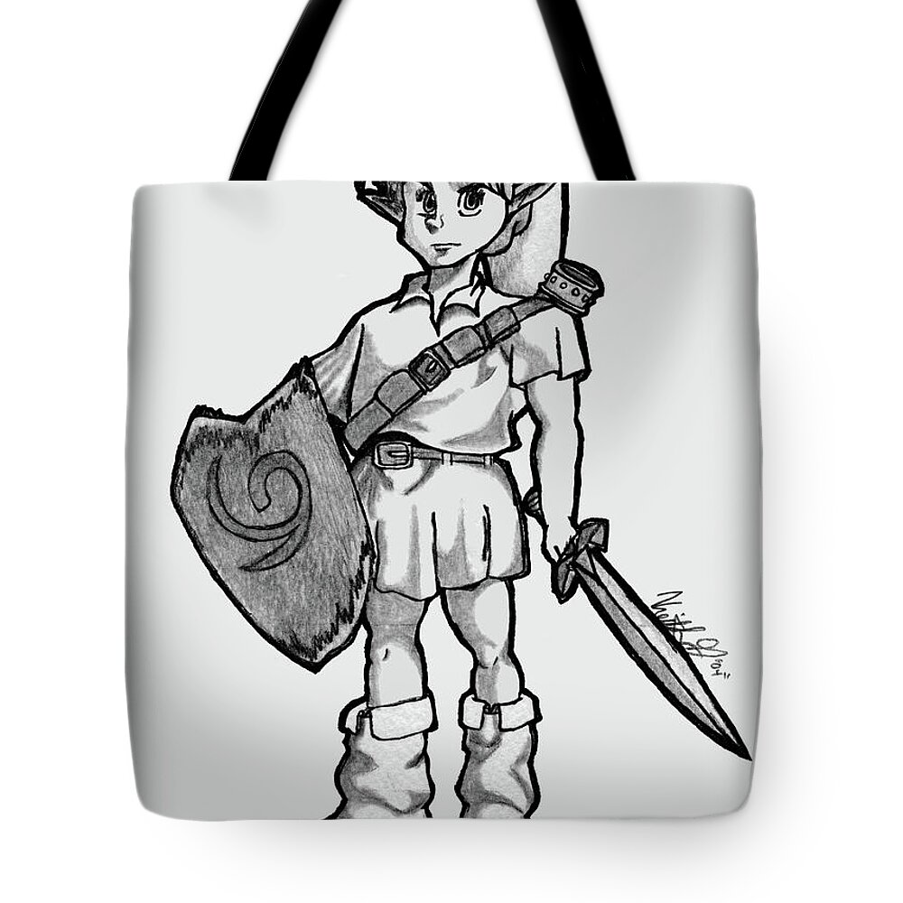 Young Link Tote Bag by Keith Granger - Pixels