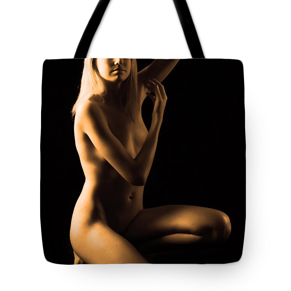 Artistic Photographs Tote Bag featuring the photograph Young Maiden by Robert WK Clark