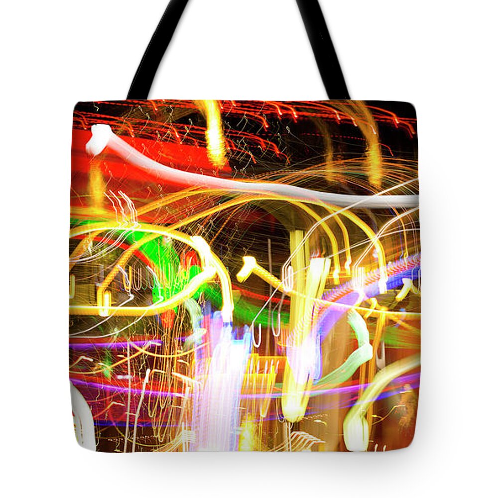 Electrifying-color Tote Bag featuring the photograph Your Life Has Touched So Many The Outcome You Will Know by Acropolis De Versailles