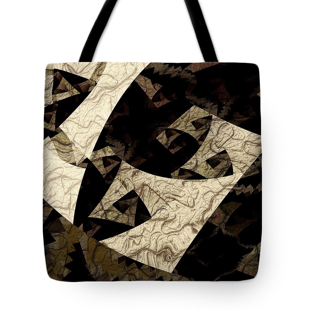 Vic Eberly Tote Bag featuring the digital art Z-Plane by Vic Eberly