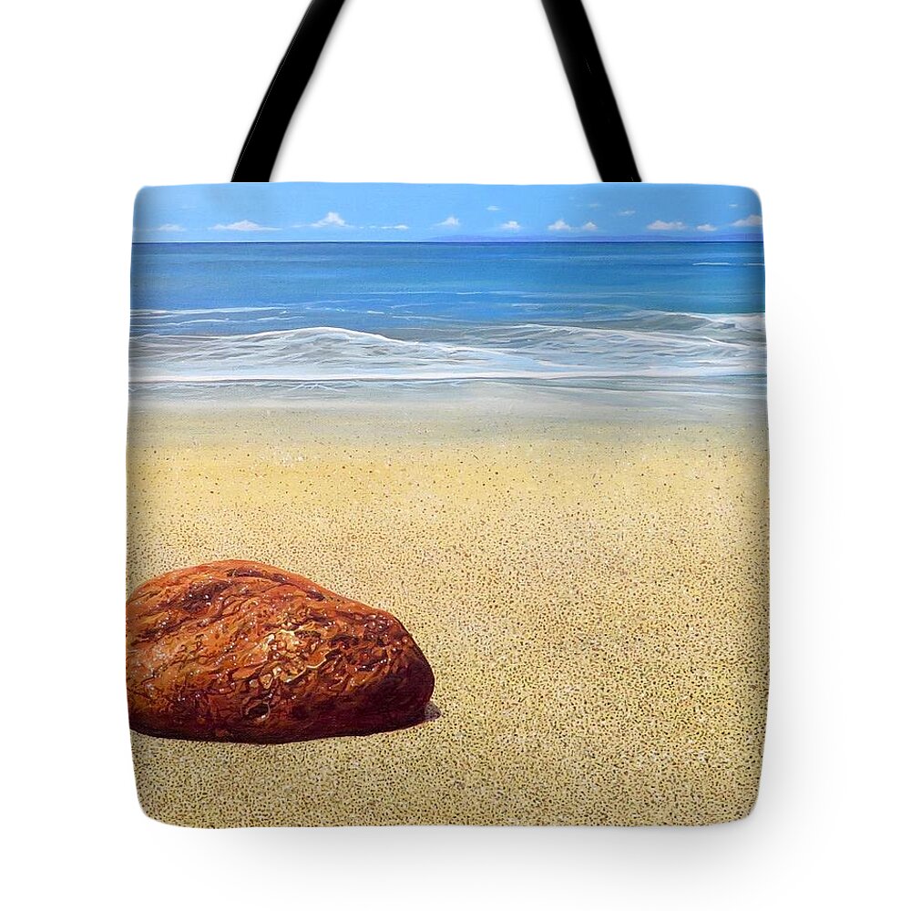 Puerto Vallarta Tote Bag featuring the painting Zen by Hunter Jay