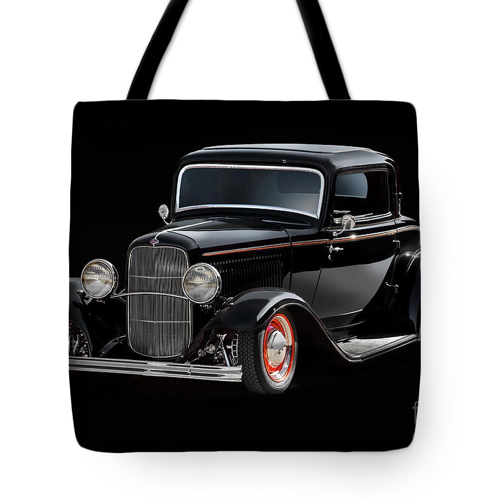 1932 Ford Coupe Tote Bag featuring the photograph 1932 Ford 'Traditional Hot Rod' Coupe by Dave Koontz