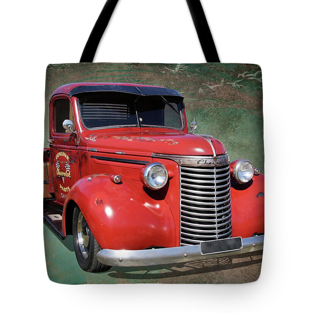 Pickup Tote Bag featuring the photograph 1940 Chevy Pickup by Keith Hawley