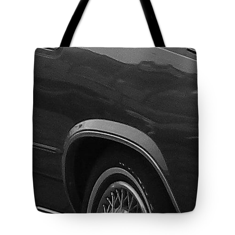 Car Tote Bag featuring the photograph A caddy of a time, #1 by Julie Grimshaw