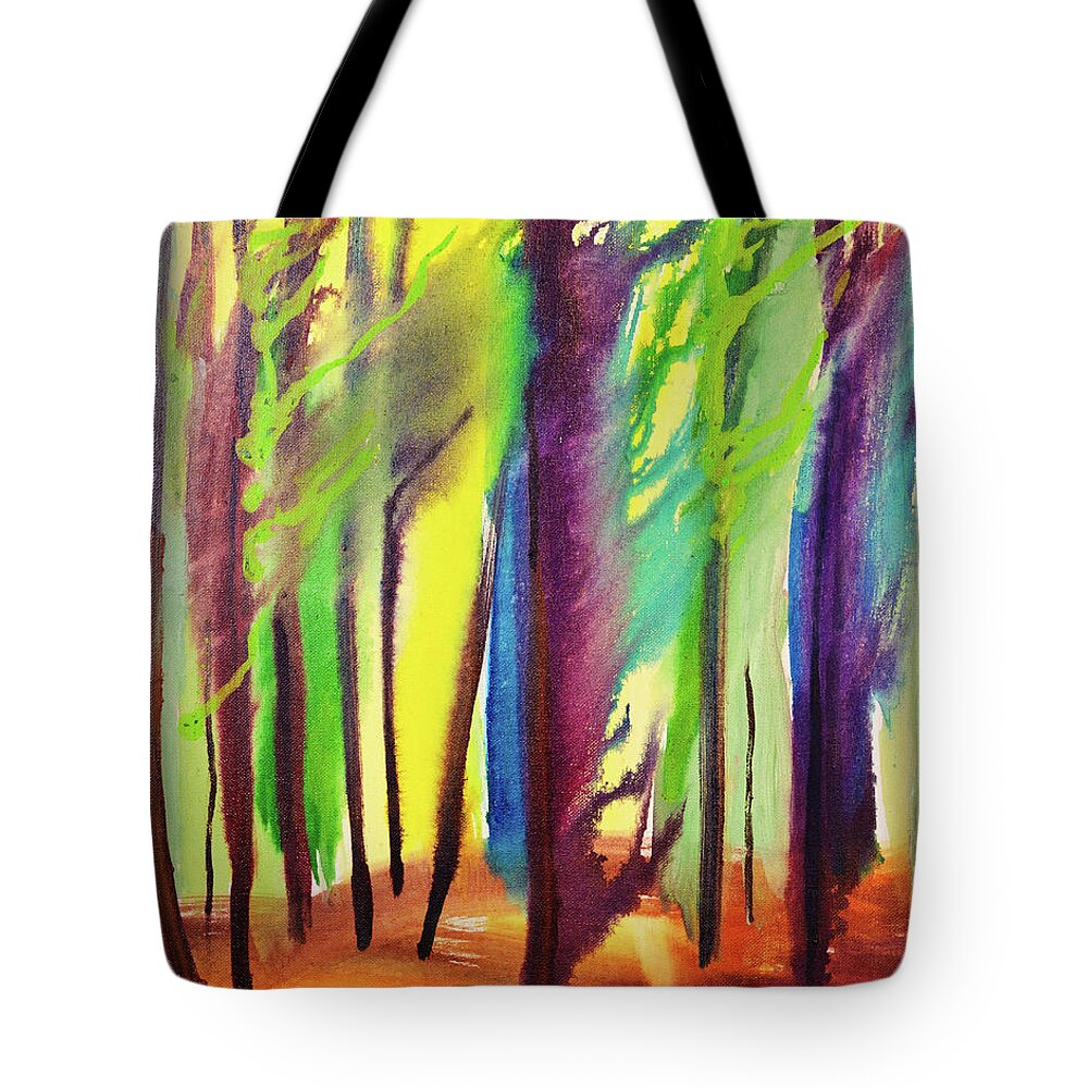 Curve Tote Bag featuring the digital art Abstract Landscape #1 by Balticboy