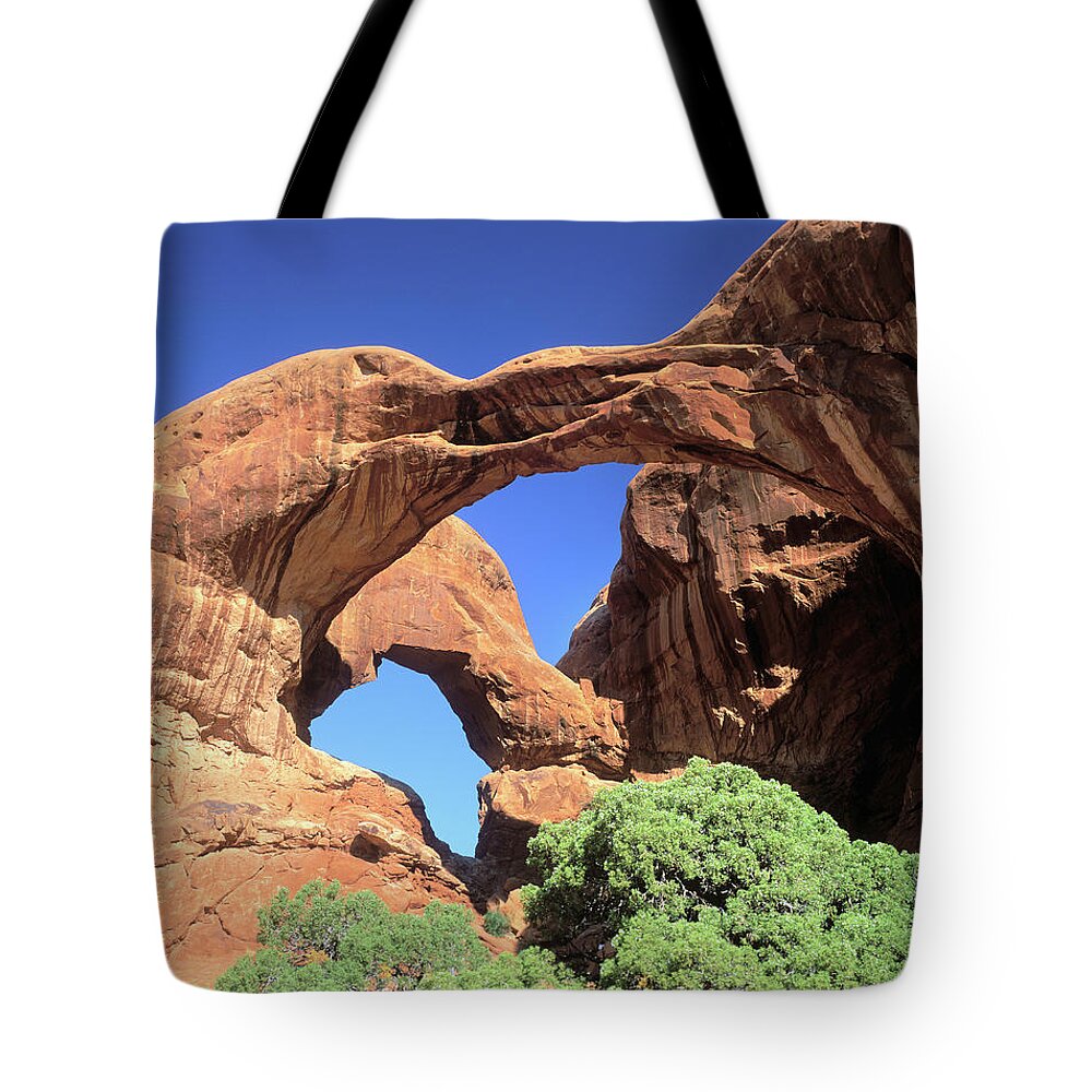 Estock Tote Bag featuring the digital art Arch Rock Formation #1 by Massimo Ripani